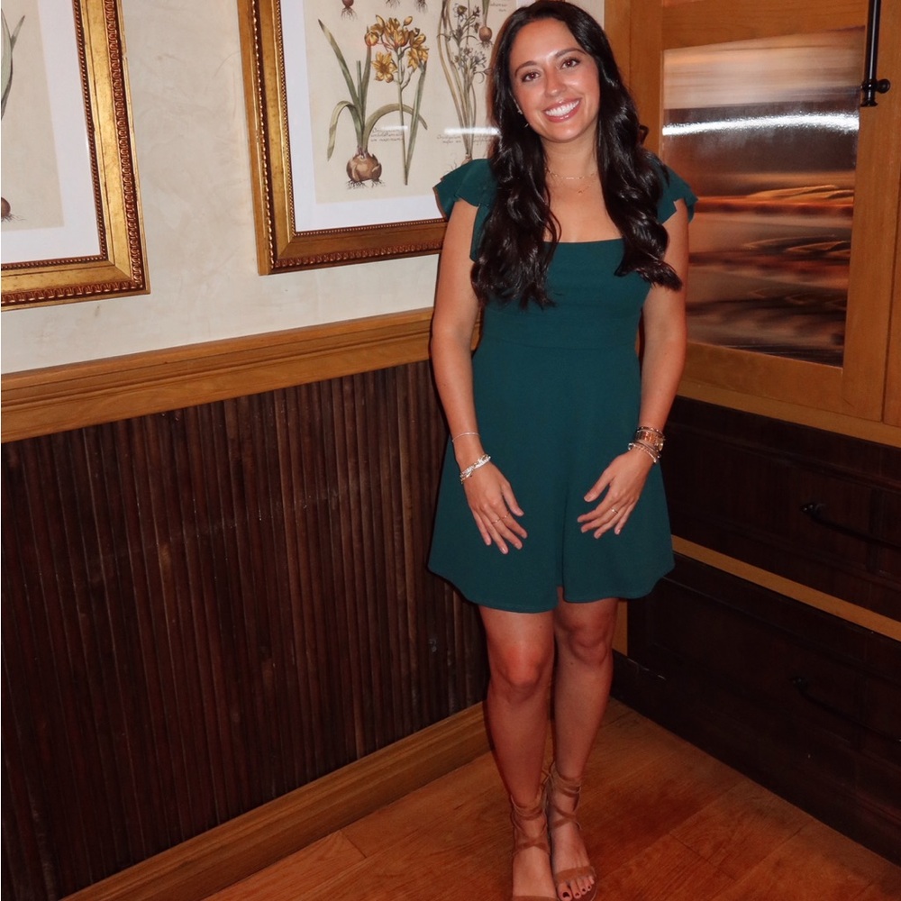 Altar’d state green/teal dress size M